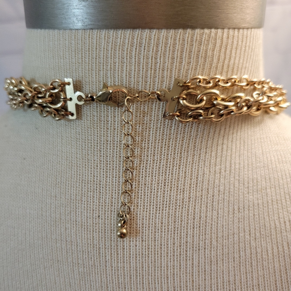 Multistrand Statement Necklace - image 2